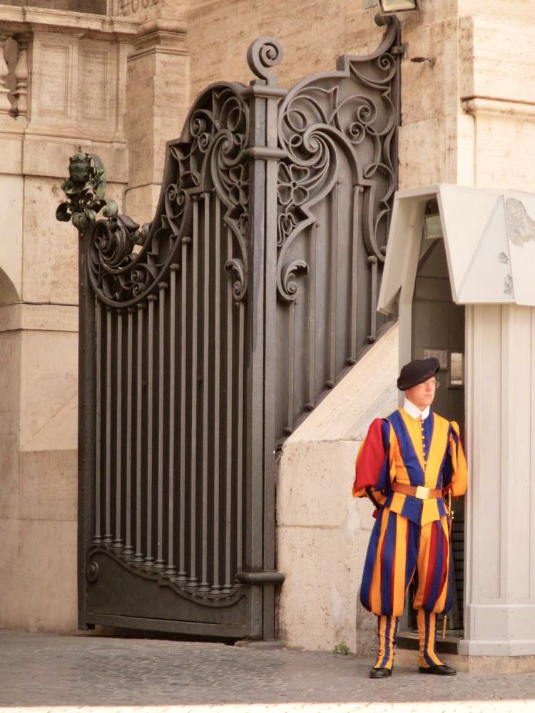 The Swiss Guards are sometimes referred to as the Vatican City police
