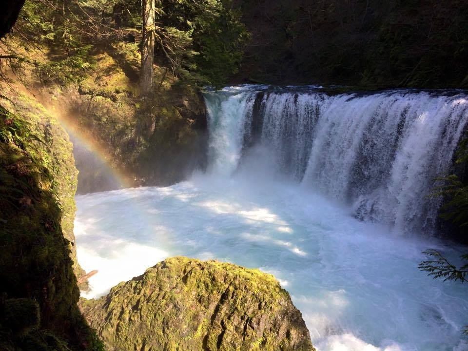 Hidden Spirit Falls in Washington state stunning waterfall 